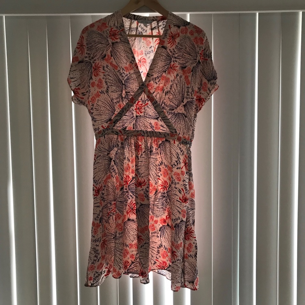 & Other Stories Vintage Look Printed Midi Dress M